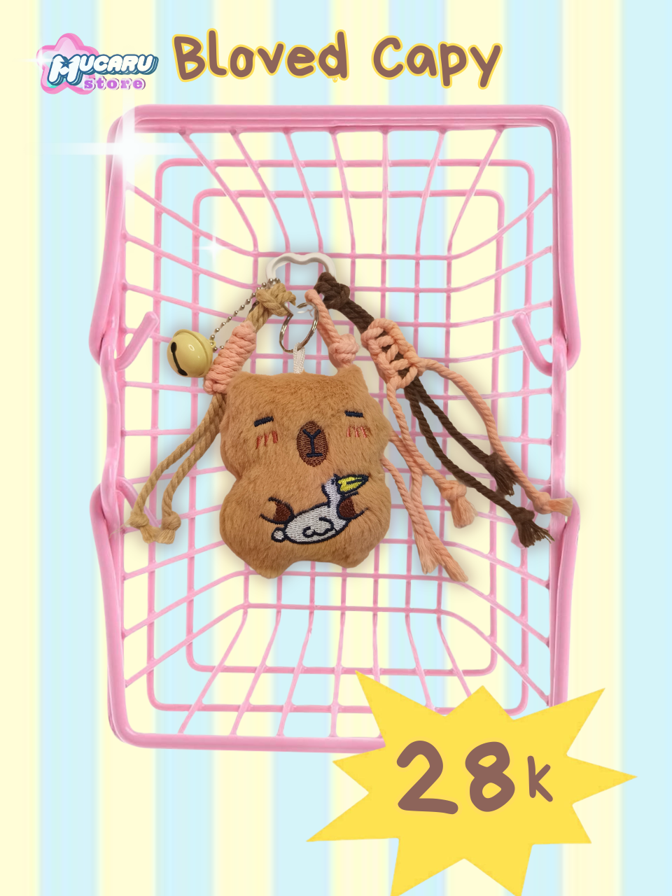 Bloved Capy Bag Charm